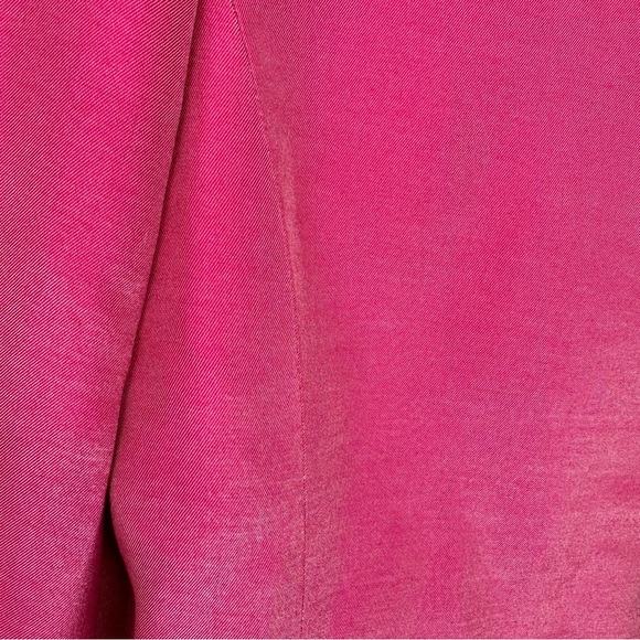 Giorgio Armani Vintage Pink Open Blazer Cotton Silk Blends Size 14 - Picture 5 of 11